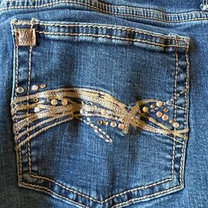 Women’s Aura straight leg jeans waist 30” inseam 30”